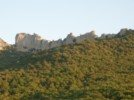En montant sous Peyrepertuse